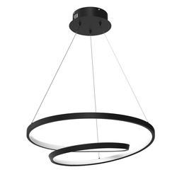 LUCERO BLACK 48W Lampă suspendată cu LED negru ML7948