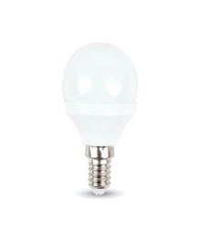 Lampă LED; alb cald; E14; 220/240VAC; 470lm; 5,5W; 180°; 3000K; SKU 168 V-TAC