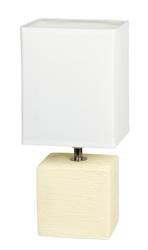 Lampă de masă ORLANDO alb, crem E14 40W IP20 Rabalux