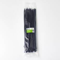 Legătură de cablu OK-36300B 3.6x300mm NEGRU /100pcs / M20069 Eco Light