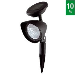 Negru IBRA LED IBRA 0.18W 6500K 03549 Struhm lampă acționată solar