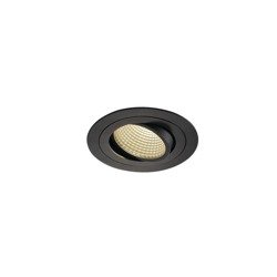 Plafonieră cu LED-uri New Tria DL 3000K rotund negru SLV 114230