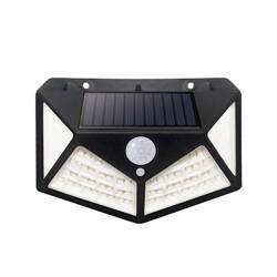 SUNARI FLS-65 100*SMD PIR 6W 480lm 6000K 1200mAh lampă LED solară T-90819 PLASTROL