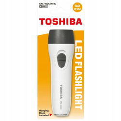 TOSHIBA LED TORCH KFL-403C(W) mini lanternă, 3x baterii AAA, alb