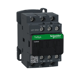 TeSys D contactor 3P 12A AC-3440V - aux 1NO+1NC - 24V 50Hz LC1D12B5 Schneider