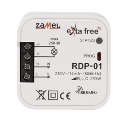 Variator radio de perete cu 1 canal, RDP-01, exta free Zamel